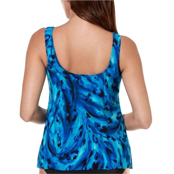NEW Miraclesuit Ocean Ocelot Tankini Top - Picture 2 of 3